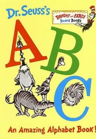 Cover of Dr. Seuss's ABC by Dr. Seuss