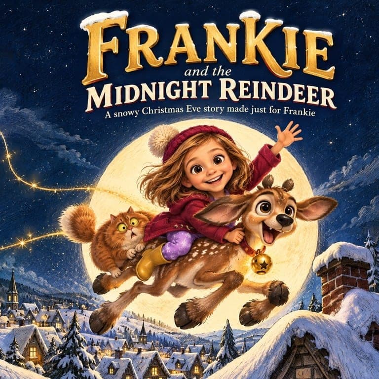 The cover of Your Child and the Midnight Reindeer