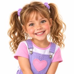 The character KindFable painted of Harper
