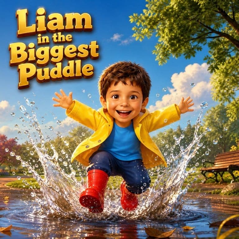 The cover of Liam in the Biggest Puddle