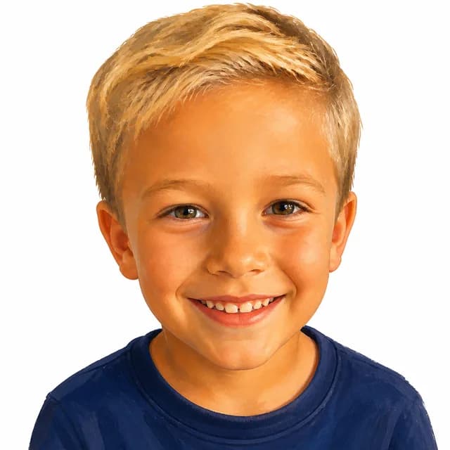 The character we painted of Felix