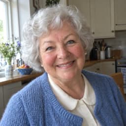 The sample photo of Grandma