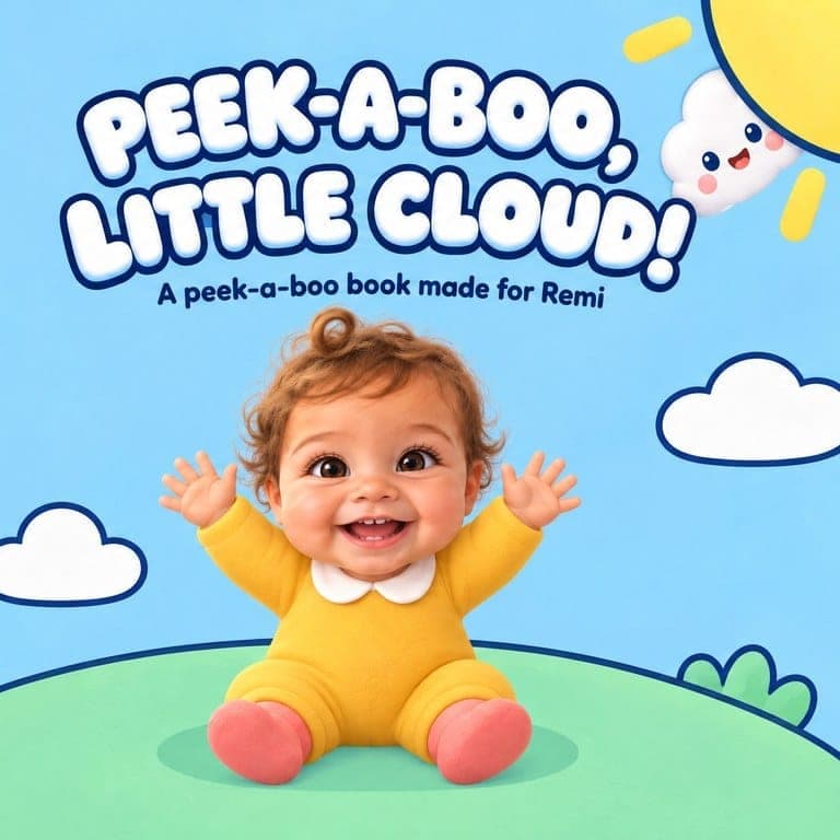 The cover of Peek-a-Boo, Little Cloud!