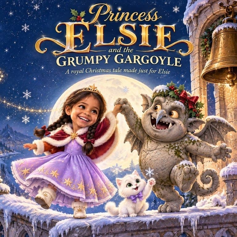 The cover of Princess Your Child and the Grumpy Gargoyle