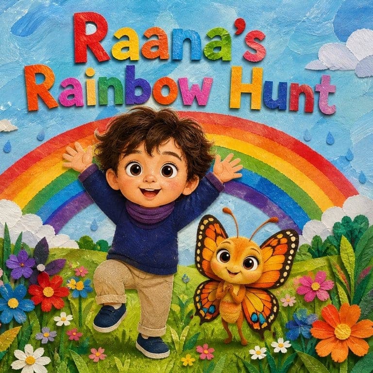 The cover of Raana's Rainbow Hunt