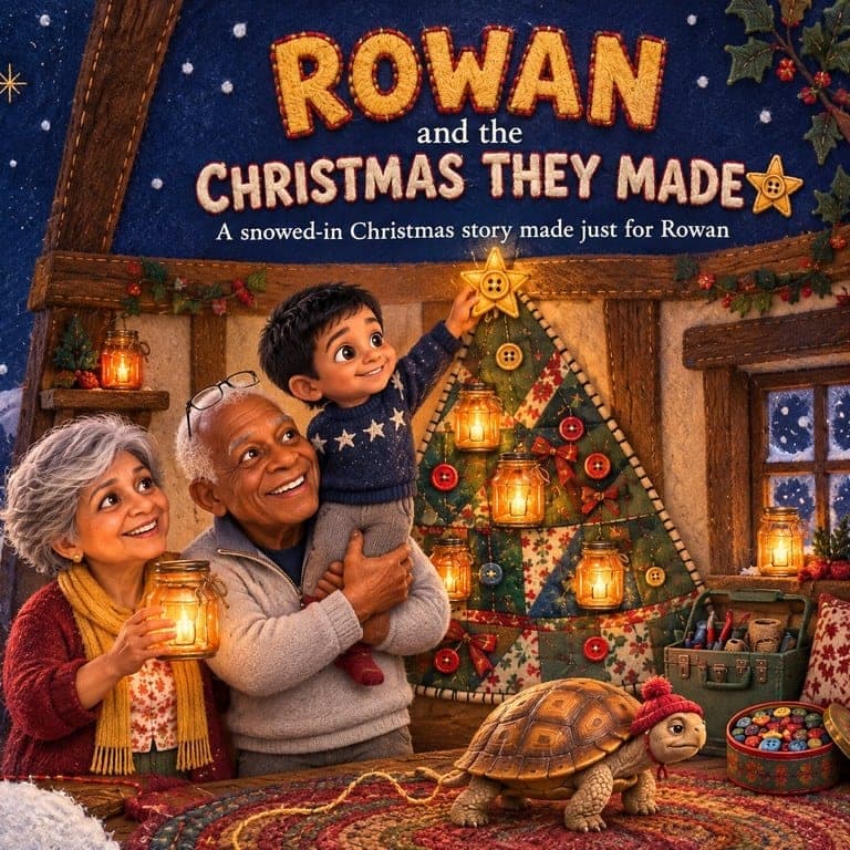 Cover of “Rowan and the Christmas They Made”
