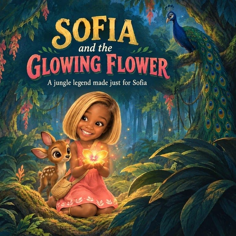 Cover of “Sofia and the Glowing Flower”
