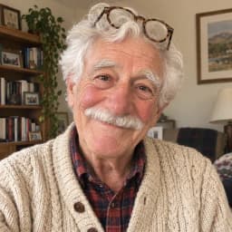 The sample photo of Grandpa