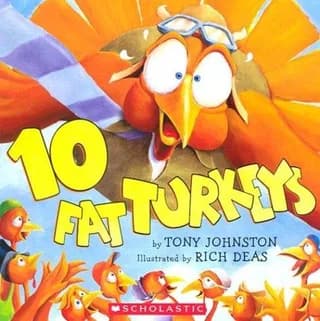 Cover of 10 Fat Turkeys by Tony Johnston