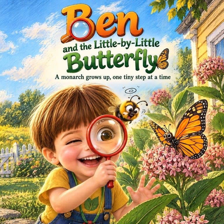 The cover of Your Child and the Little-by-Little Butterfly