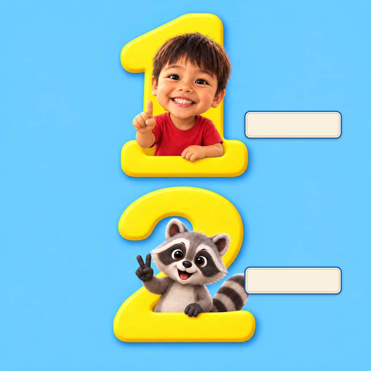 The cast of Count with Your Child: 1 to 10: Kai, Tally