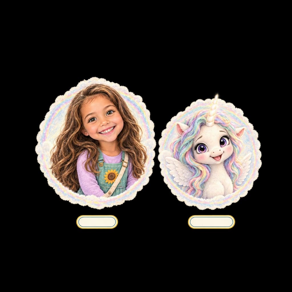 The cast of Your Child and the Lost Rain: Ella, Nimbus