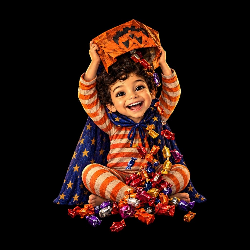 Ethan, painted from a photo, as the hero of Ethan and the Midnight Apple