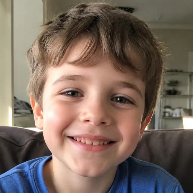 The photo James's family uploaded