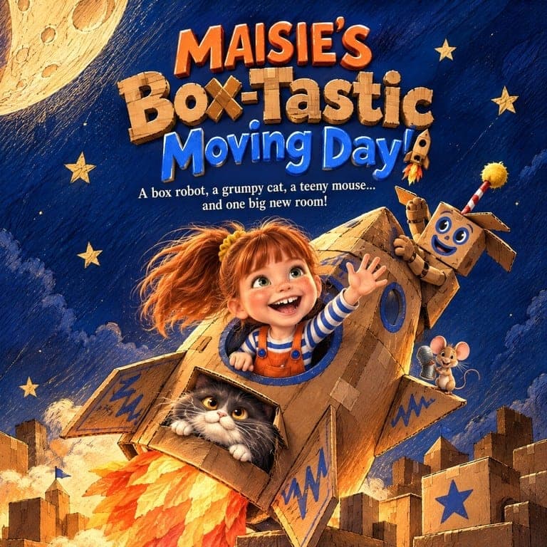 The cover of Your Child's Box-Tastic Moving Day!