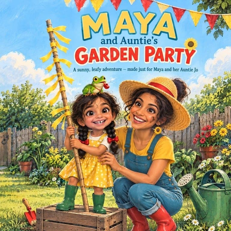 The cover of Your Child and Auntie's Garden Party
