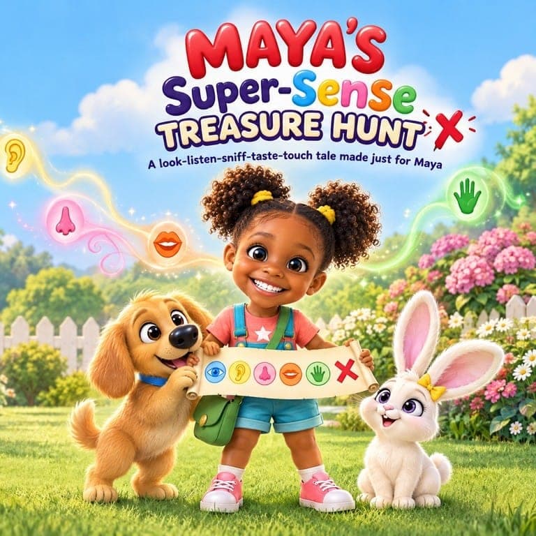 The cover of Your Child's Super-Sense Treasure Hunt