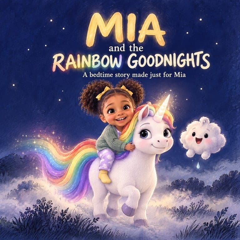 The cover of Your Child and the Rainbow Goodnights
