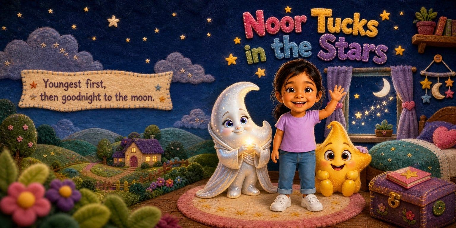 The cover of Noor Tucks in the Stars