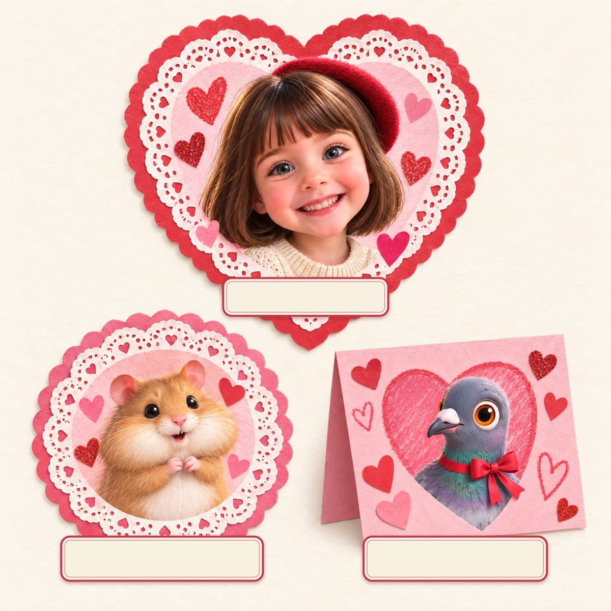The cast of Your Child's Heart for Everyone: Zoe, Bean, Mabel